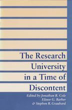 Cover image of The Research University in a Time of Discontent