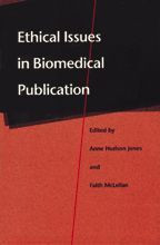 Cover image of Ethical Issues in Biomedical Publication