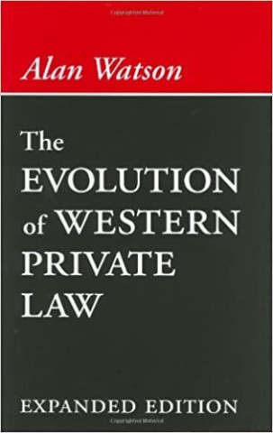 Cover image of The Evolution of Western Private Law