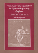 Cover image of Criminality and Narrative in Eighteenth-Century England