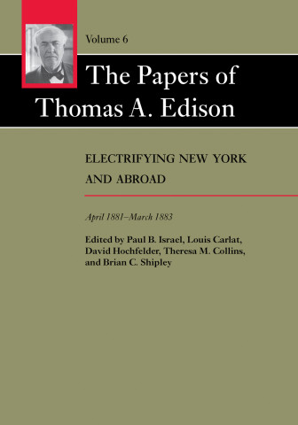 Cover image of The Papers of Thomas A. Edison