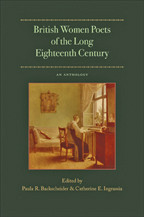 Cover image of British Women Poets of the Long Eighteenth Century