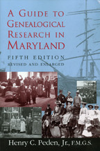 Cover image of A Guide to Genealogical Research in Maryland