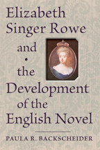 Cover image of Elizabeth Singer Rowe and the Development of the English Novel