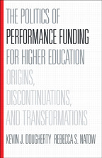 Cover image of The Politics of Performance Funding for Higher Education