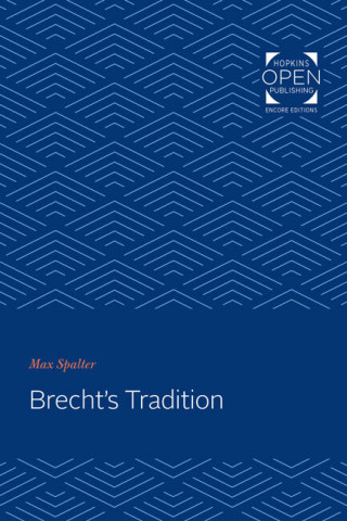 Cover image of Brecht's Tradition