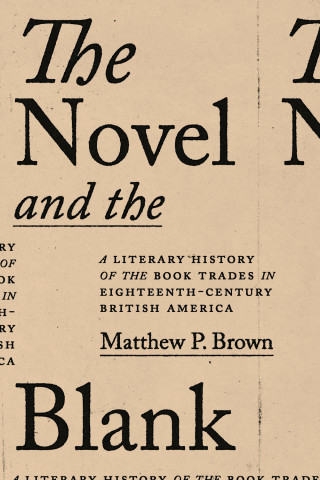 Cover image of The Novel and the Blank