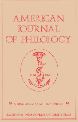 Cover image of American Journal of Philology