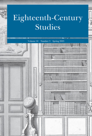 Cover image of Eighteenth-Century Studies