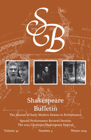 Cover image of Shakespeare Bulletin