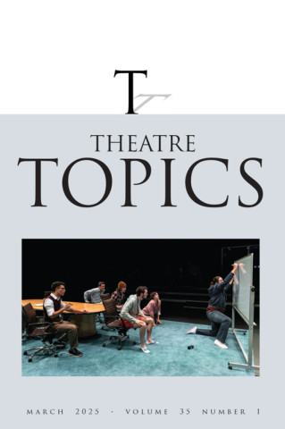 Cover image of Theatre Topics