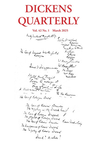 Cover image of Dickens Quarterly