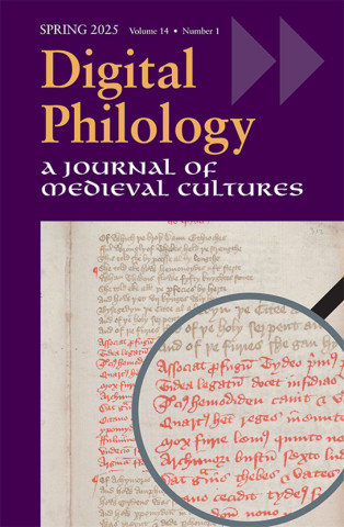 Cover image of Digital Philology: A Journal of Medieval Cultures