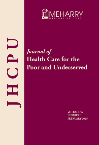 Cover image of Journal of Health Care for the Poor and Underserved