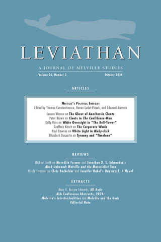 Cover image of Leviathan: A Journal of Melville Studies