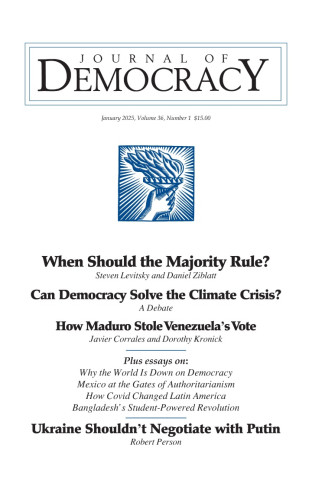 Cover image of Journal of Democracy