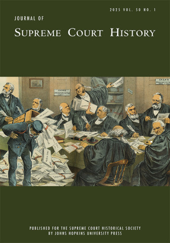 Cover image of Journal of Supreme Court History