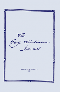 Emily Dickinson Journal cover issue 29.1