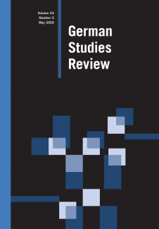 German Studies Review cover issue 43.2