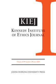 Kennedy Institute of Ethics Journal cover issue 30.2