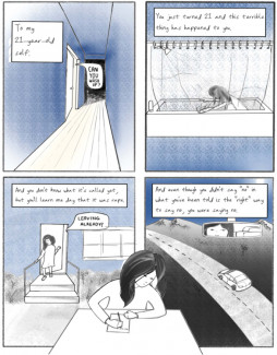 Panel from "To My 21-Year-Old Self" by By Thaomi Michelle Dinh and Bryan Dan Trinh