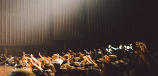 students in lecture hall