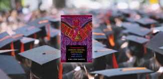 Top of Caps at a College Graduation, and Transforming Hispanic Serving Institutions