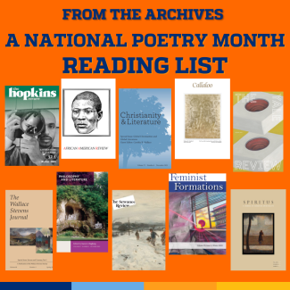 From the Archives: National Poetry Month Reading List 