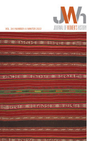 Journal of Women's History, Winter 2022 edition cover art