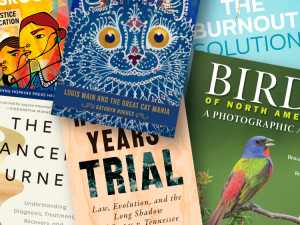 Various books by Hopkins Press.